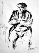 Franco Resecco - Uomo seduto