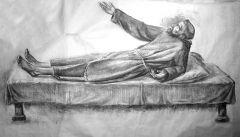 Franco Resecco - San Francesco. Studio per affresco