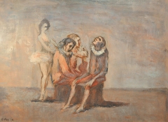 Franco Resecco - Gruppo di quattro maschere