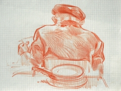 Franco Resecco - Lettura giornale